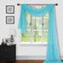 Celine Sheer Window Curtain Scarf 54 x 216 in.